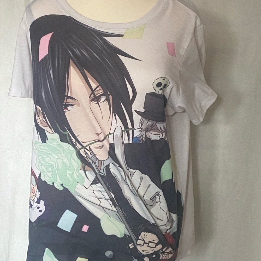 Anime Graphic T-Shirt with Character Print